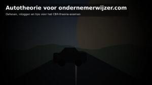 Autotheorie Ondernemerwijzer